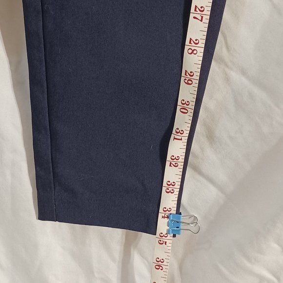 NWT Womens Massini Pull on Ankle Pant Navy Blue Size Small Skinny Midrise - Picture 12 of 15